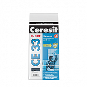 Затирка для узких швов (1-6мм) Ceresit CE 33 темно-коричневая №58, 2 кг