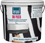 Шпаклевка готовая финишная Bergauf Uni Pasta влагостойкая полимерная, 18кг