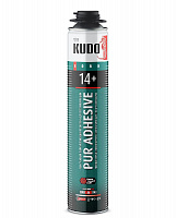 Клей-пена всесезонная KUDО PROFF 14+ для теплоизоляции/декора, 1000мл/900г