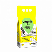 Шпаклевка финишная Vetonit LR+ полимерная белая, 5кг