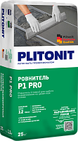 Ровнитель высокопрочный PLITONIT Р1 Pro для грубого выравнивания на цементной основе (10-50мм), 25кг