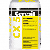 Цемент монтажный и водоостанавливающий Ceresit CX 5/25, 25кг 