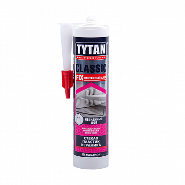 Клей монтажный Tytan Professional CLASSIC FIX прозрачный, 310мл