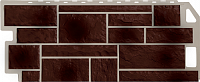 Фасадные панели FineBer серии «Камень» 1,137х0,47м, коричневый